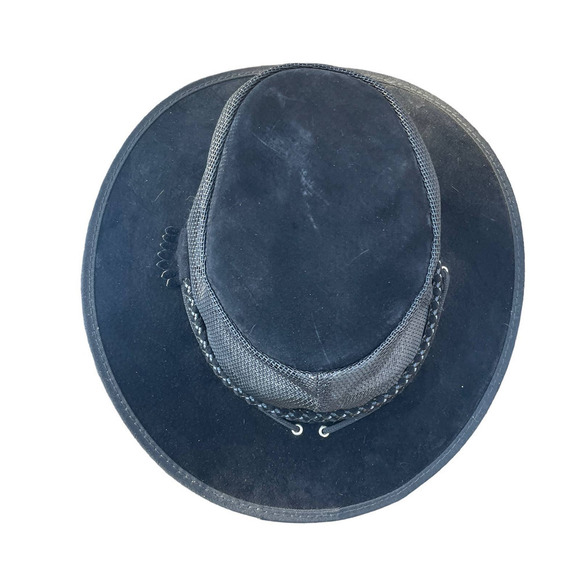 Monterey Bay Breeze Black Waterproof Crushable Vented  Hat - Picture 9 of 16